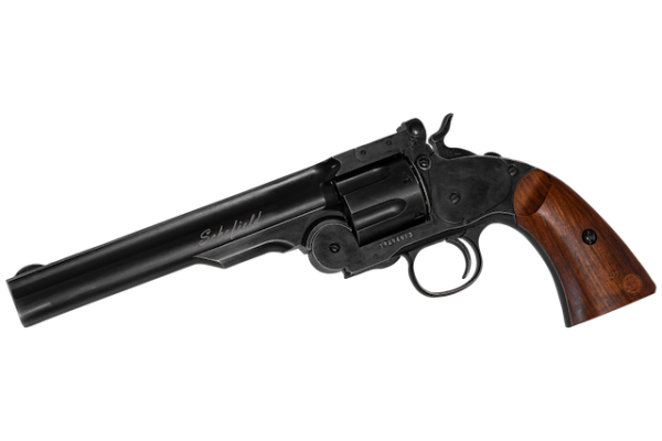 Schofield 6" Aging BK & Wooden Grip