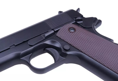 Страйкбольный пистолет KP-1911 CO2 металл, блоубэк [ KJW ]