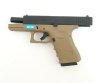 Страйкбольный пистолет WE GLOCK-19 gen3, металл слайд WE-TAN WE-G003A-TAN