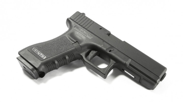 Модель пистолета KJW Glock 17, KP-17, GBB, металл, черный, СО2 (KJW) KP-17.CO2