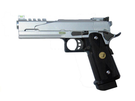 WE Модель пистолета Hi-CAPA DRAGON Type B, металл, хром
