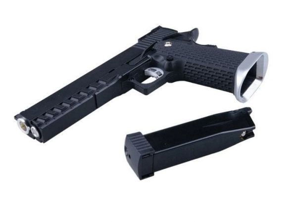 KJW COLT M1911 Hi-Capa 6" GBB, GAS, черный - KP-06.GAS