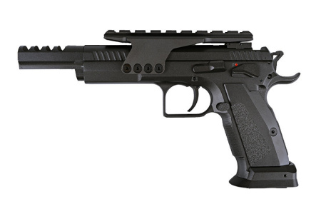 Страйкбольный пистолет CZ75 IPSC competition pistol replica, CO2