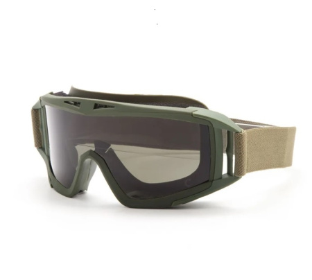 Очки защитные Tactical JY003OD 3 сменные линзы PC Green [STRIKE GEAR]