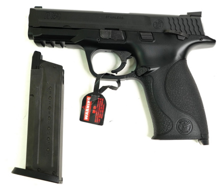 Страйкбольный пистолет TOKYO MARUI SMITH&WESSON M&P 9 GBB, пластик, черный