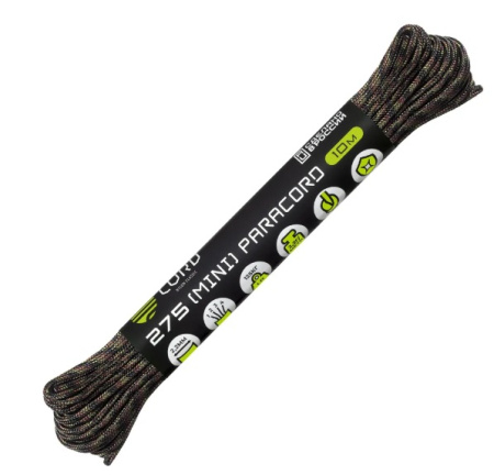 Паракорд 275 (мини) CORD nylon 10м RUS (woodland)