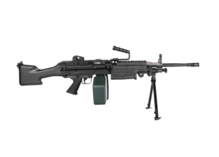 Страйкбольный пулемет (A&K) M249 MK II (Пластик ABS) Black 249-MK2(P)