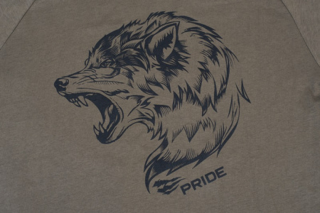 Футболка PRIDE Dark Wolf, т.хаки [NOVATEX]