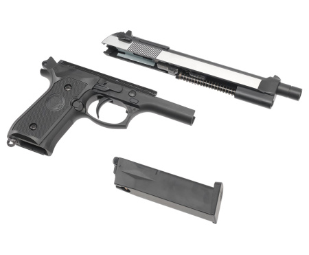 Страйкбольный пистолет WE Beretta M92F CO2