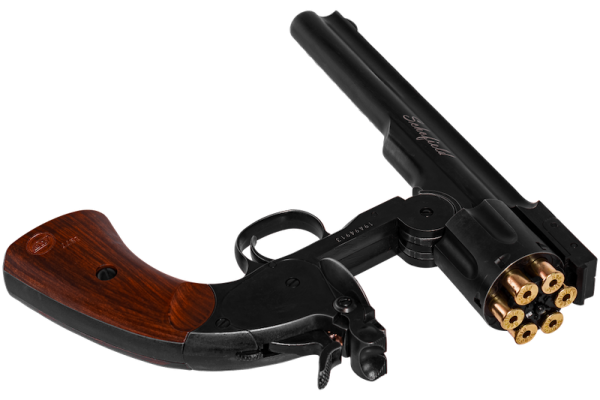 Schofield 6" Aging BK & Wooden Grip