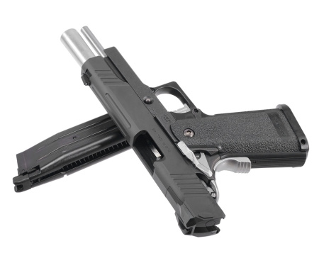 Страйкбольный пистолет TOKYO MARUI COLT 1911 Hi-Capa 5.1 D.O.R, GBB, пластик, черный, 142924