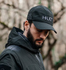 Бейсболка H.U.T. Cap, 100% Acrilyc, мембранная T-GUARD 3L, Ripstop 30Dx30D, DWR, проклеенные швы, OneSize, тёмно-зелёная, 150г (54-60)
