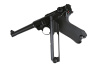 Страйкольный пистолет P08 replica, СО2, металл, Блоу Бэк (KWC)