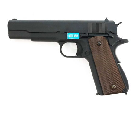 Страйкбольный пистолет WE COLT M1911А1, металл, Gen 2