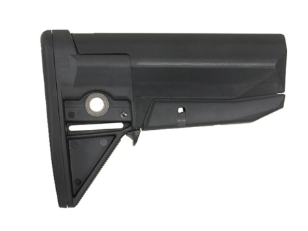 AR-15/M4 Light-Weight Polymer Stock - Black [BattleAxe]