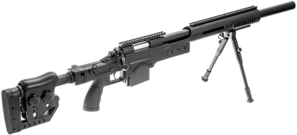Swiss Arms SAS 10 Black with bipod [CYBERGUN]
