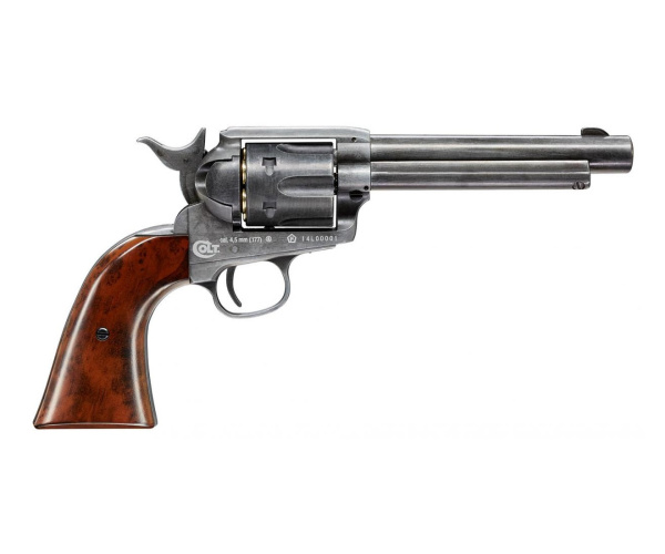 SAA .45 Co2 Custom Antique Black - Cowboy Police Version