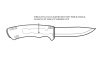Mora Bushcraft SRT Stainless Steel Fixed Blade Knife - Black