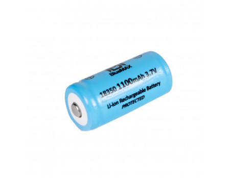 Аккумулятор (BlueMAX) 18350 3.7 Li-lon 1100mAh PROTECTED