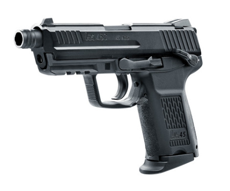 Страйкбольный пистолет HECKLER & KOCH HK45CT BLACK
