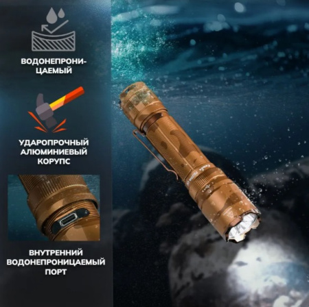 Фонарь Fenix тактический TK20R UE 2800
