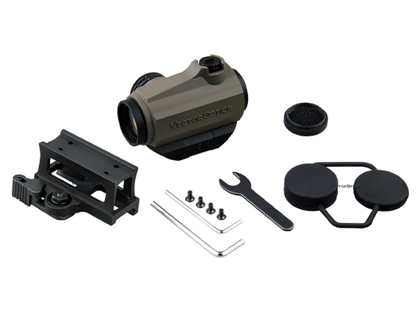 Коллиматор Vector Optics Maverick-III 1x22 FDE Rubber Cover 3 МOA красная арт.: SCRD-39