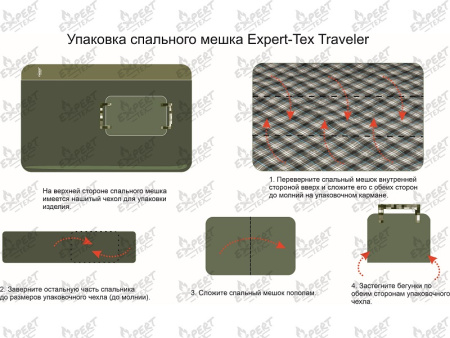 Спальный мешок-одеяло Traveler [ Expert-Tex ]