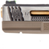 Страйкбольный пистолет WE GLOCK-17 G-Force металл слайд, TAN рамка, хромированный слайд,  золоченый ствол WE-G001WET-4