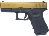 Страйкбольный пистолет WE GLOCK-19 gen3, металл слайд, Titanium Version арт.: WE-G003A-TG