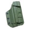 Компактная поясная кобура Glock 17 c Fenix GL22, олива, правша [STRIKE GEAR]
