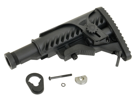 Tactical 6-Position Collapsible Stock with Adjustable
