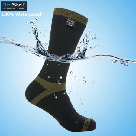 Носки водонепроницаемые Dexshell Trekking green