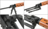 Bipod with barrel mount - black [ACM]  для СВД