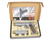 WE Модель пистолета M1911 A1, металл, хром