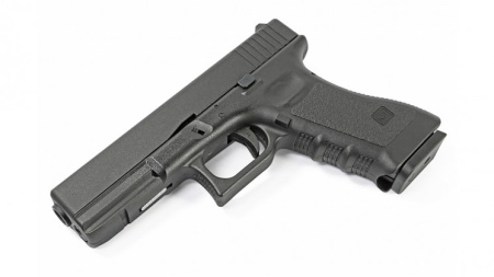 Модель пистолета KJW Glock 17, KP-17, GBB, металл, черный, СО2 (KJW) KP-17.CO2