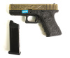 Страйкбольный пистолет WE Glock-19 Gen.3 Bronze, с гравировкой WE-G003BOX-FP